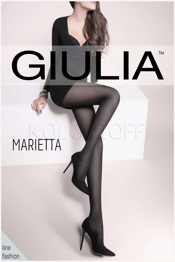 Колготки жіночі з візерунком GIULIA Marietta 60 model 12